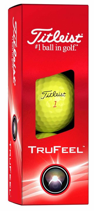 Titleist TruFeel golfové míčky, žluté
