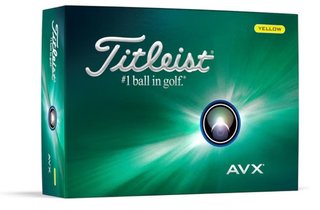 Titleist AVX golfové míčky, žluté