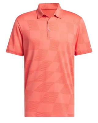 Adidas Textured pánské polo, preloved scarlet