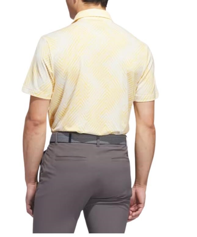 Adidas Ultimate 365 Allover Print pánské polo, žluté