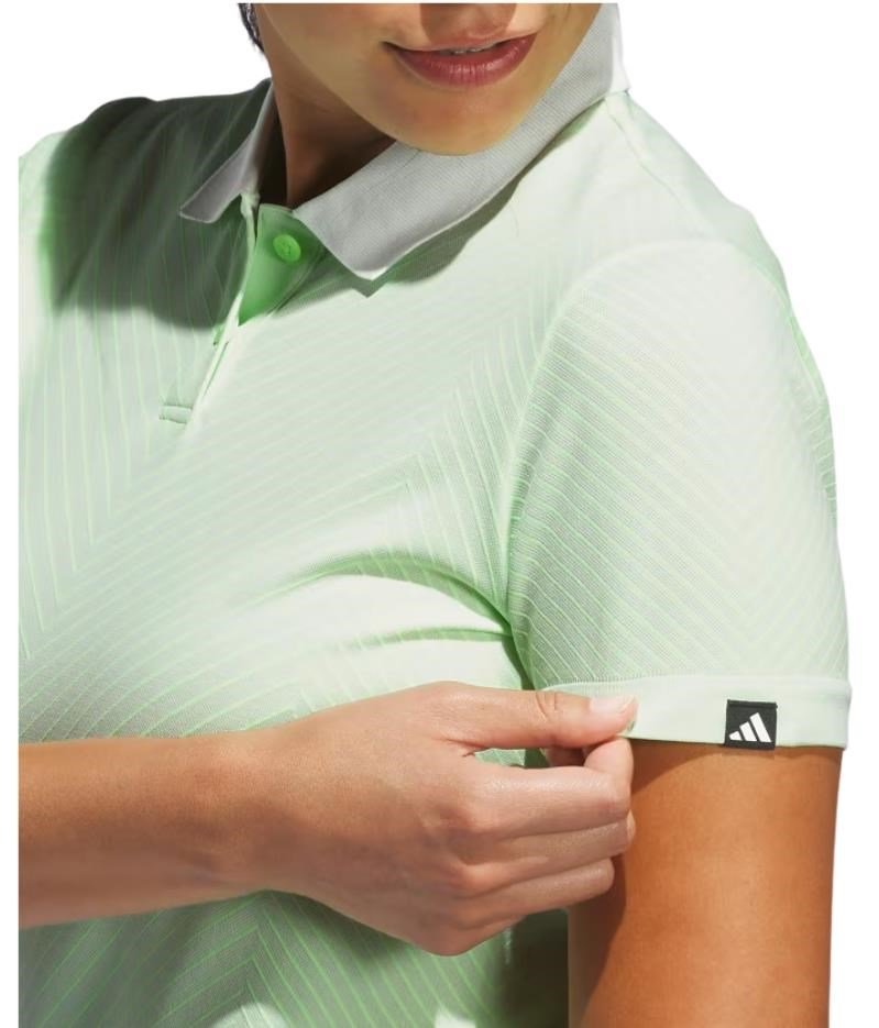 Adidas Ultimate365 Tour PrimeKnit dámské polo, crytsal jade