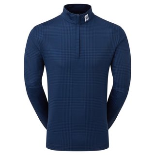 FootJoy Glen Plaid Print Chill-Out pánská mikina, modrá