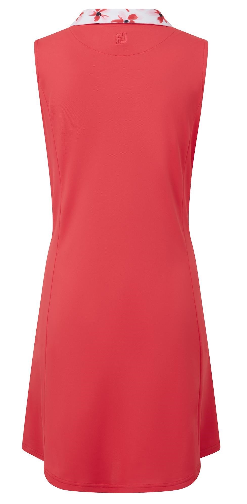 FootJoy Floral Trim golfové šaty, červené