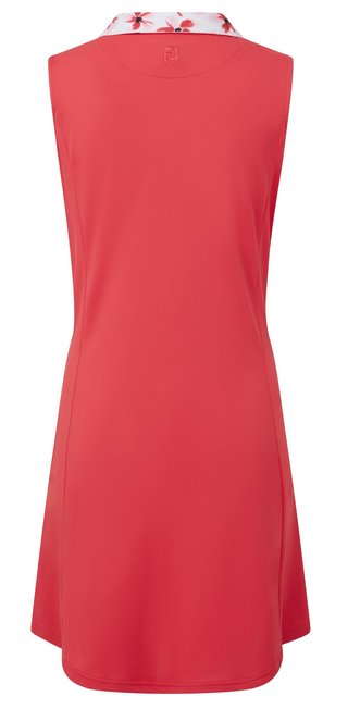 FootJoy Floral Trim golfové šaty, červené