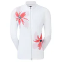 FootJoy Lightweight Full-Zip dámská budna, bílo/růžová