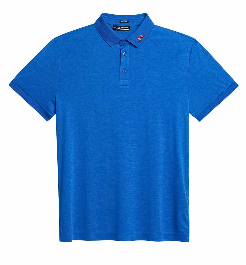 J.Lindeberg KV Regular Fit pánské polo, modré