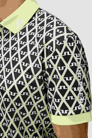 J.Lindeberg Tour Tech Regular Fit Print pánské polo, JL Navy