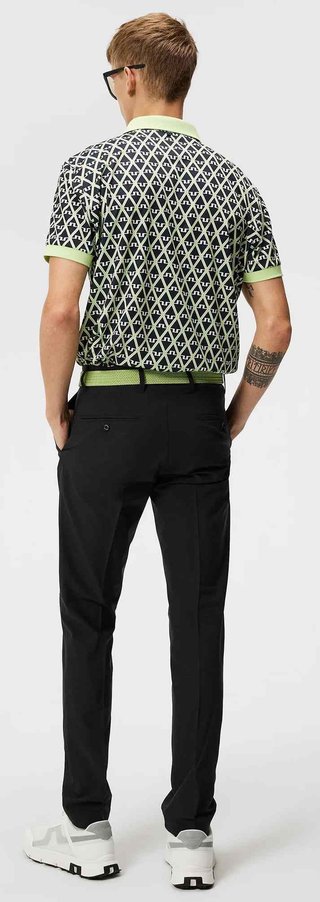 J.Lindeberg Tour Tech Regular Fit Print pánské polo, JL Navy