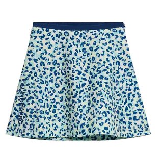 J.Lindeberg Themba golfová sukně, leopard aruba blue