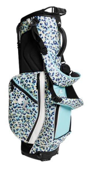 J.Lindeberg play stand bag, leopard aruba blue