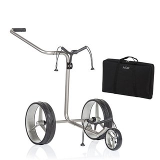 JuCad Junior Stainless Steel 3-wheeled dětský manuální vozík + taška