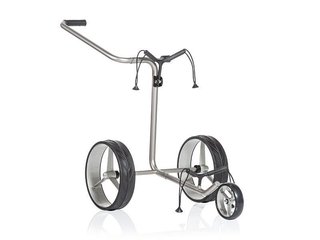 JuCad Junior Stainless Steel 3-wheeled dětský manuální vozík + taška
