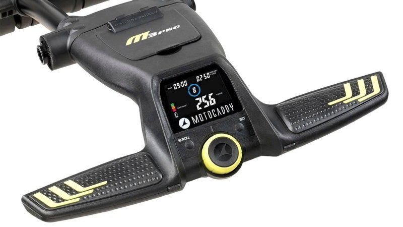Motocaddy M3 PRO elektrický golfový vozík, bílý