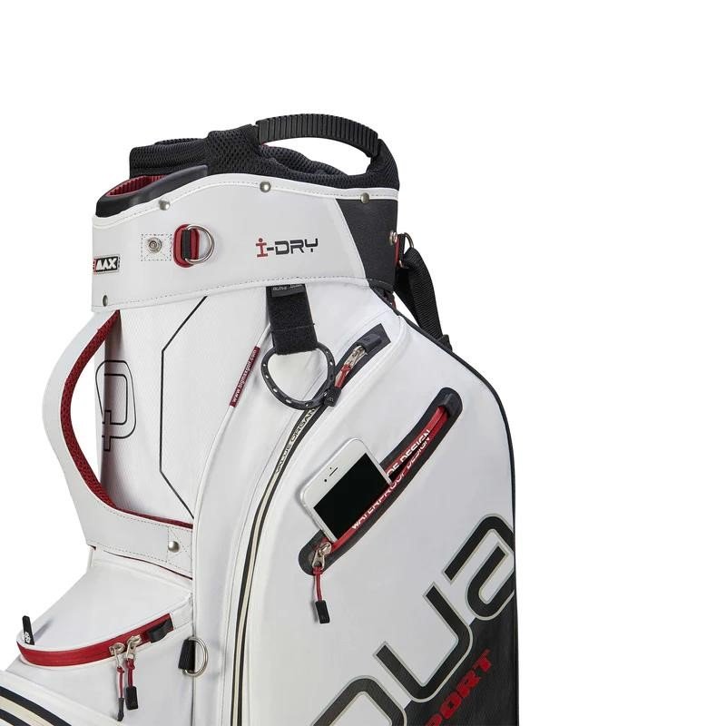 Big Max Aqua Sport 4 cart bag, off white/black/merlot