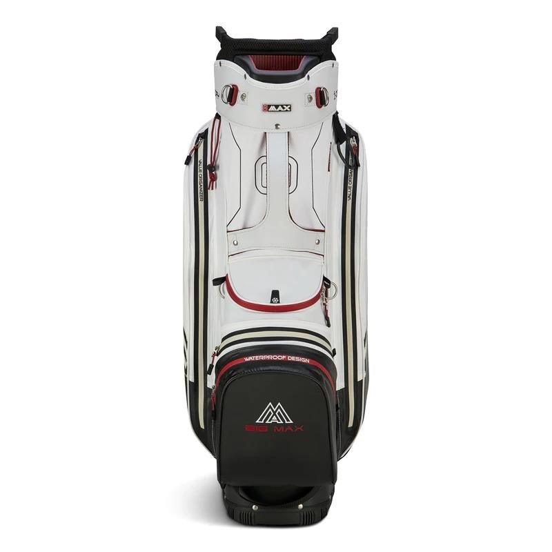 Big Max Aqua Sport 4 cart bag, off white/black/merlot