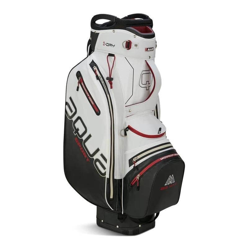 Big Max Aqua Sport 4 cart bag, off white/black/merlot