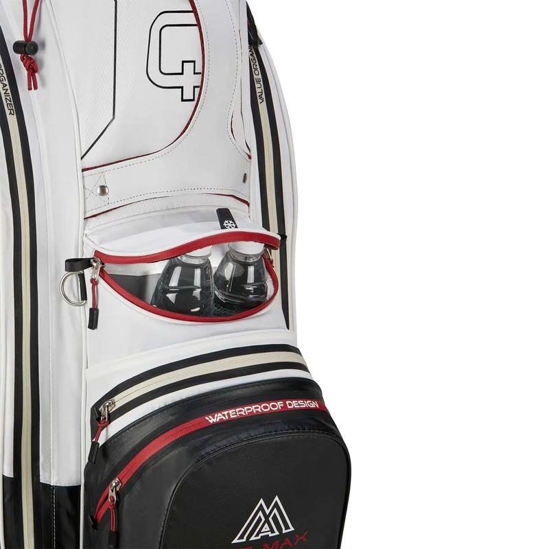 Big Max Aqua Sport 4 cart bag, off white/black/merlot