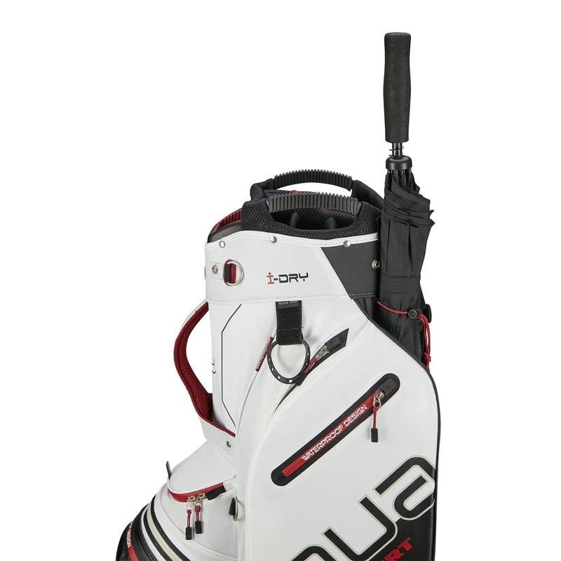 Big Max Aqua Sport 4 cart bag, off white/black/merlot