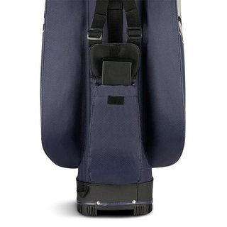 Big Max Aqua Sport 4 cart bag, off white/steel blue/fuchsia