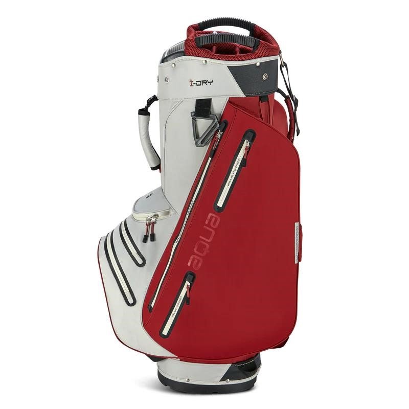 Big Max Aqua Style 4 cart bag, off white/merlot