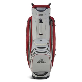 Big Max Aqua Style 4 cart bag, off white/merlot