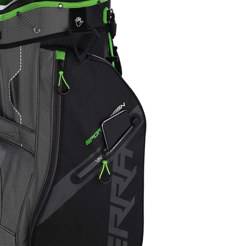Big Max Terra Sport cart bag, šedo/černo/zelený