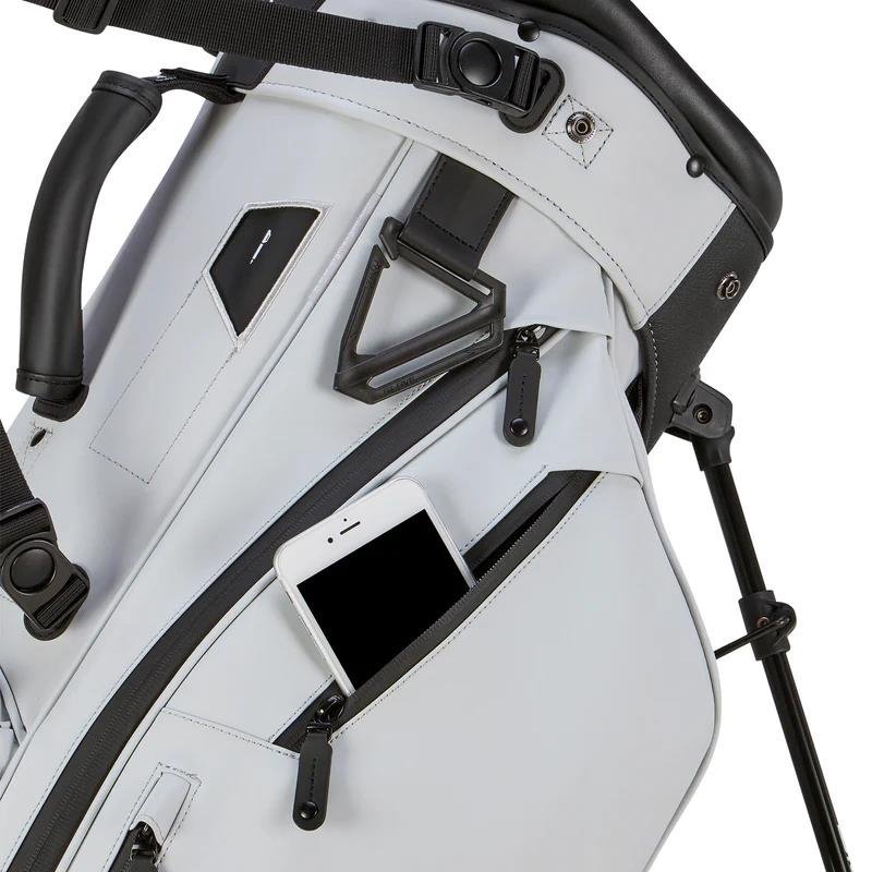 Big Max Dri Lite Hybrid Prime stand bag, bílý