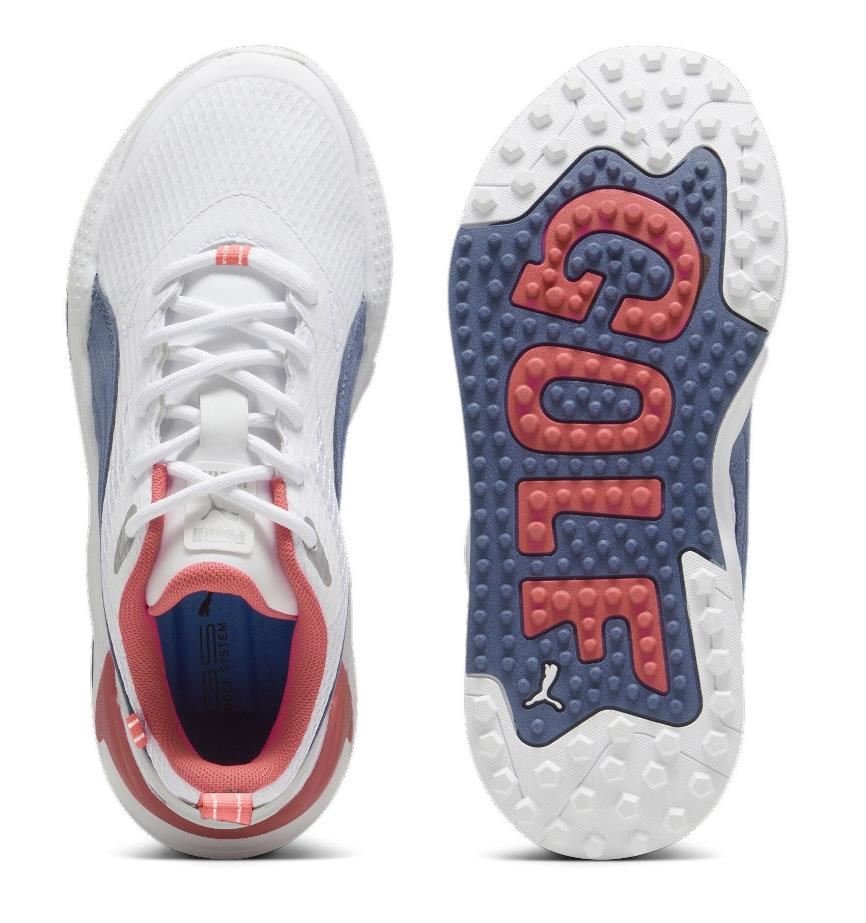 Puma Gs-X Efekt dámské golfové boty, bílo/modré