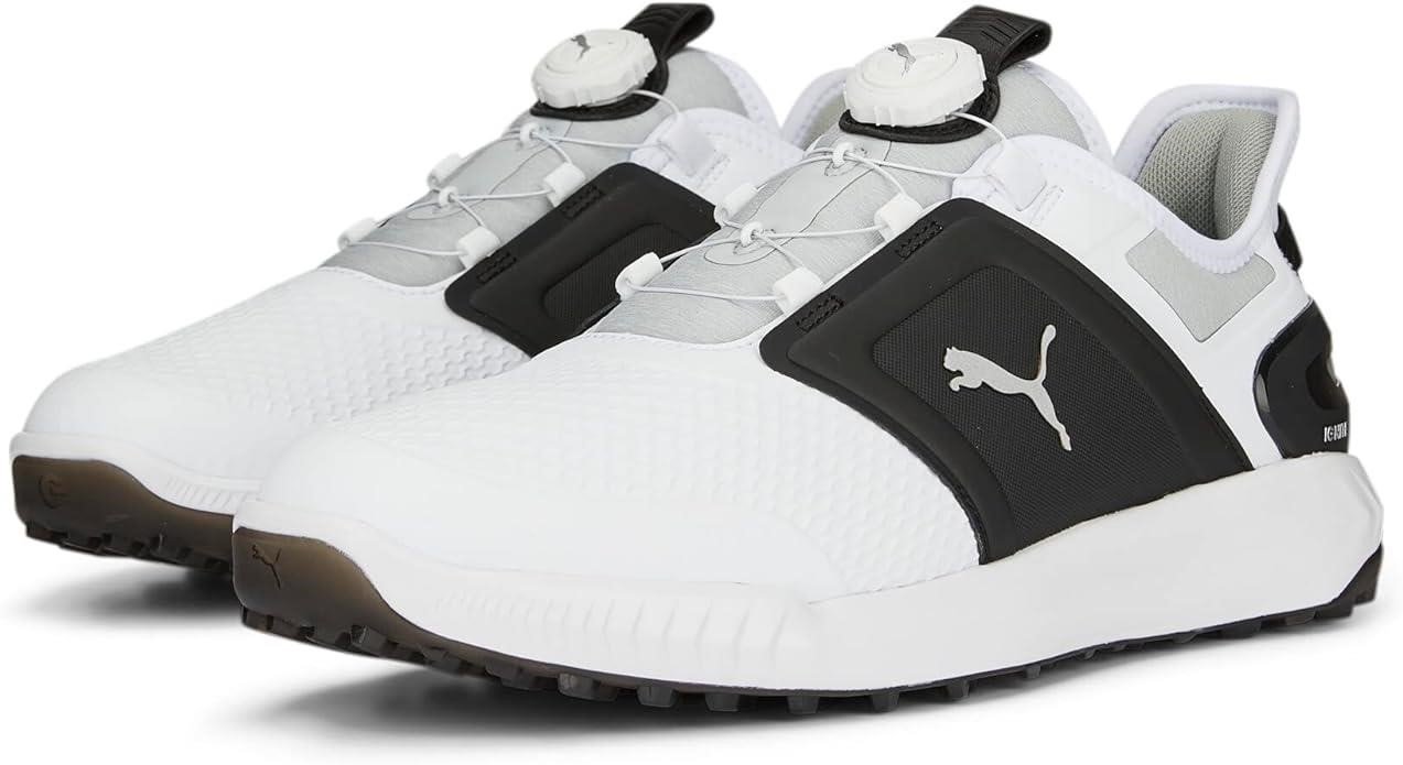 Puma Ignite Elevate Disc pánské golfové boty, bílo/černé