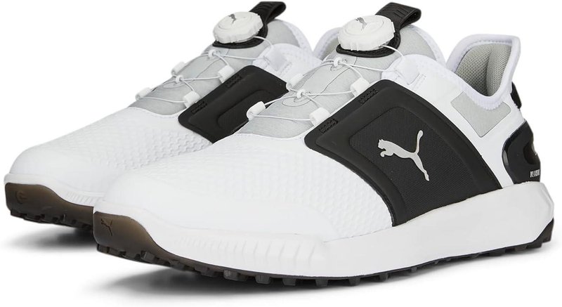 Puma Ignite Elevate Disc pánské golfové boty, bílo/černé