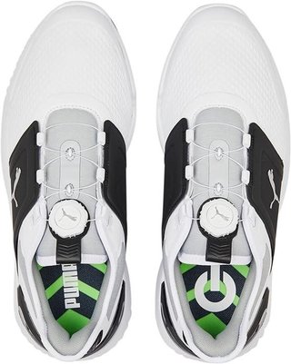 Puma Ignite Elevate Disc pánské golfové boty, bílo/černé