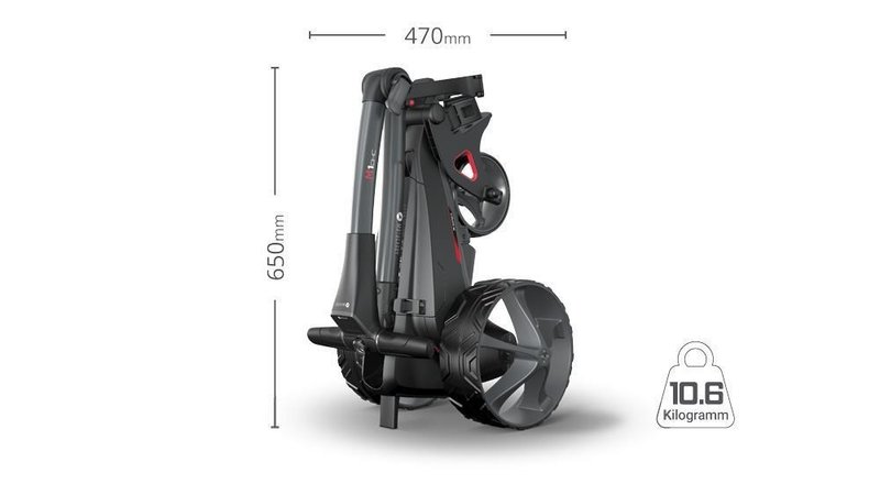 Motocaddy M1 DHC elektrický vozík, 27+ baterie