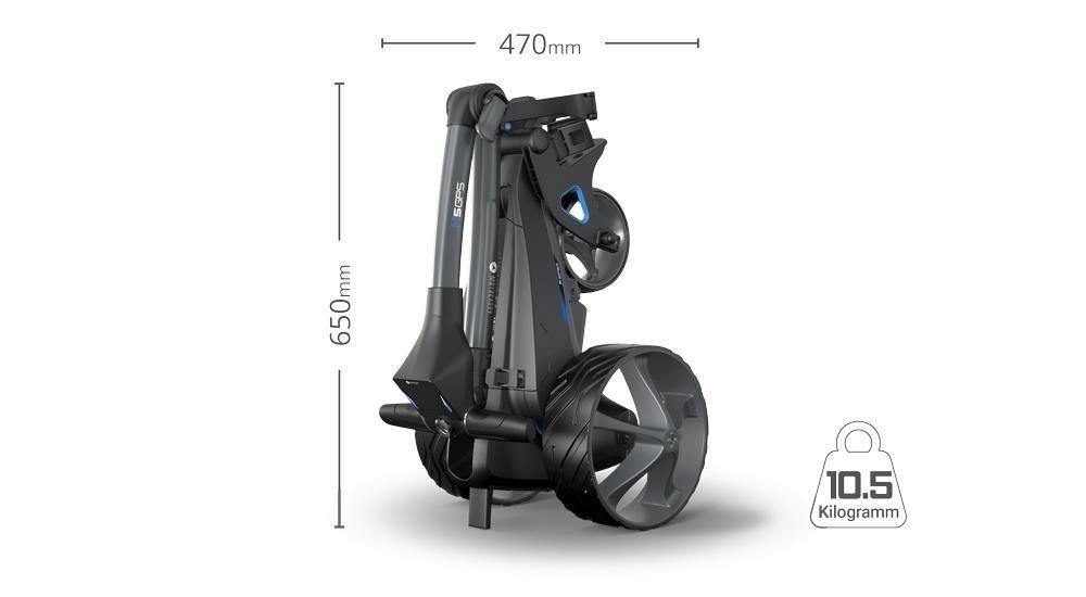 Motocaddy M5 GPS elektrický vozík, 18+ baterie