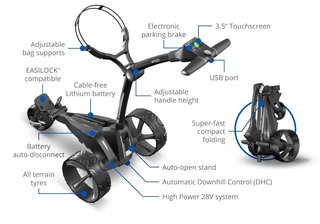 Motocaddy M-TECH GPS DHC elektrický vozík