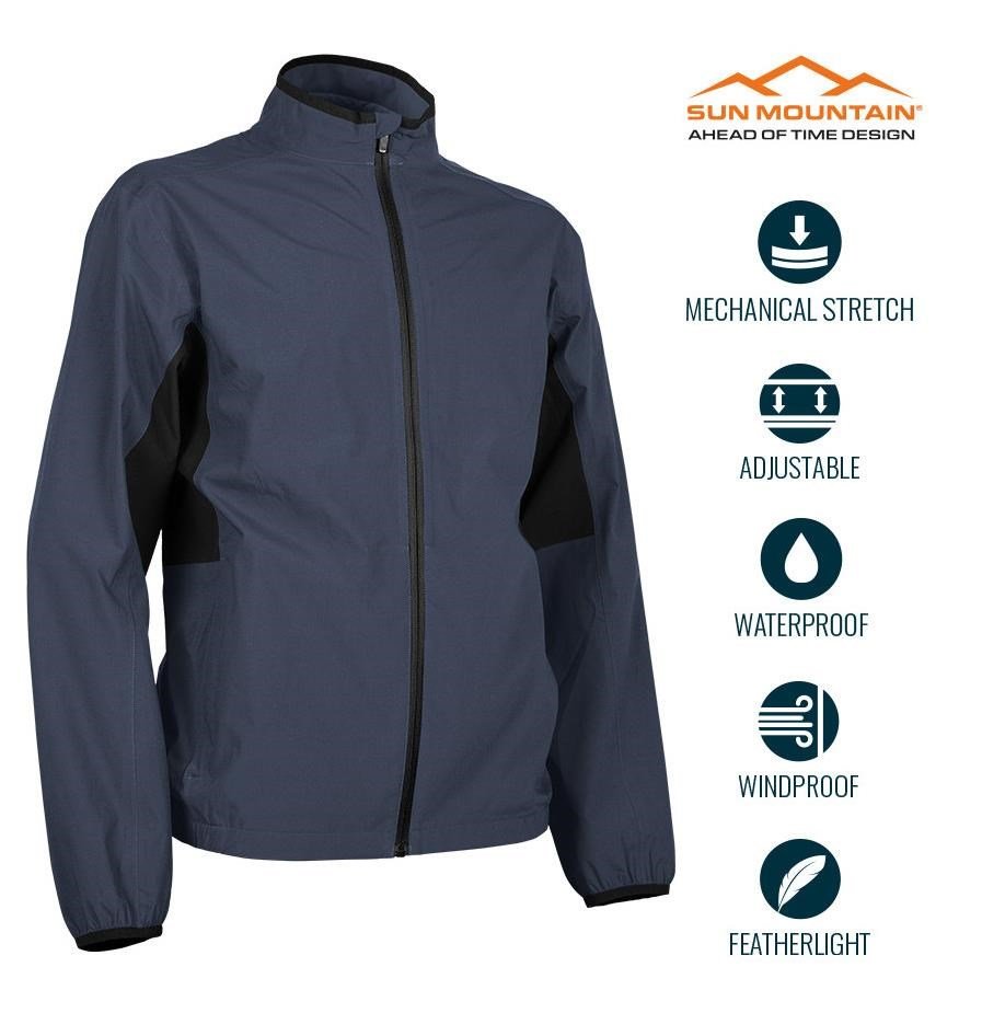 Sun Mountain Monsoon pánská nepromokavá bunda, modrá