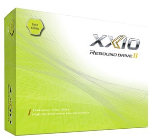 XXIO Rebound Drive II golfové míčky, limetkové