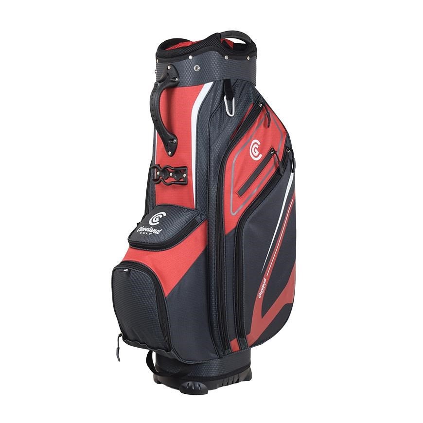 Cleveland Friday 3 cart bag, červeno/šedý