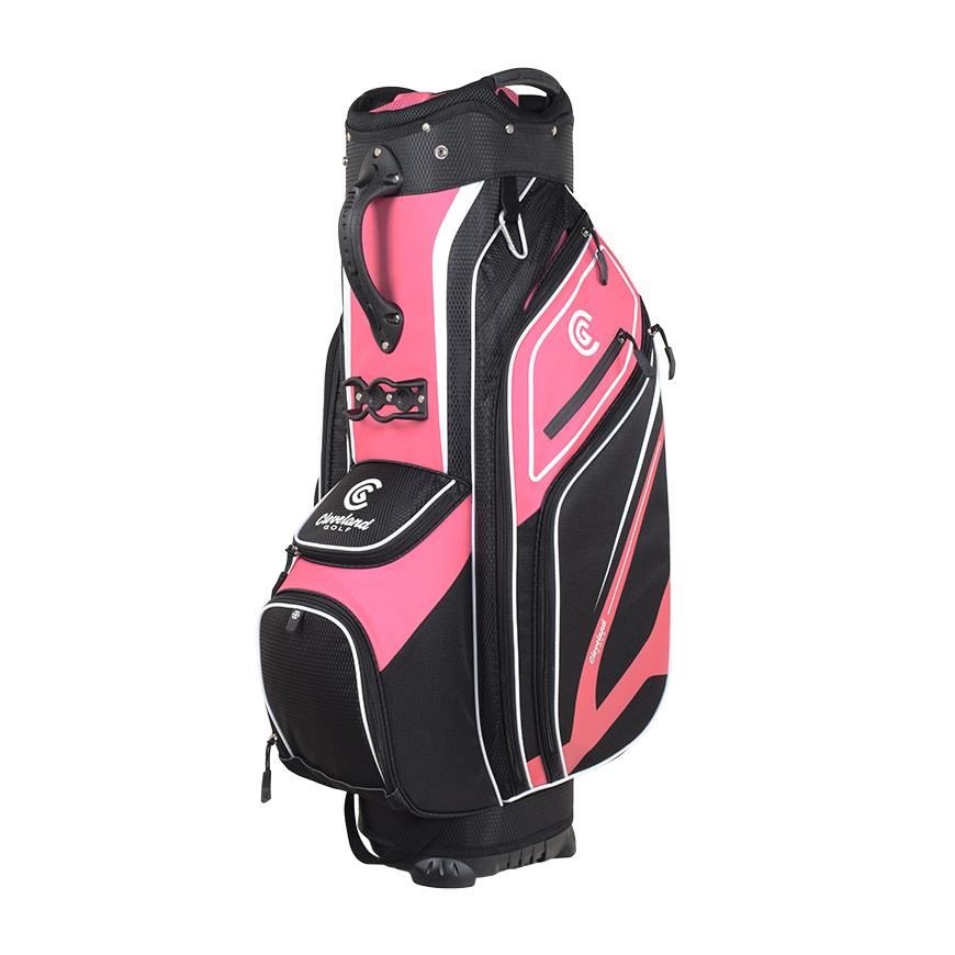 Cleveland Friday 3 cart bag, růžovo/černý