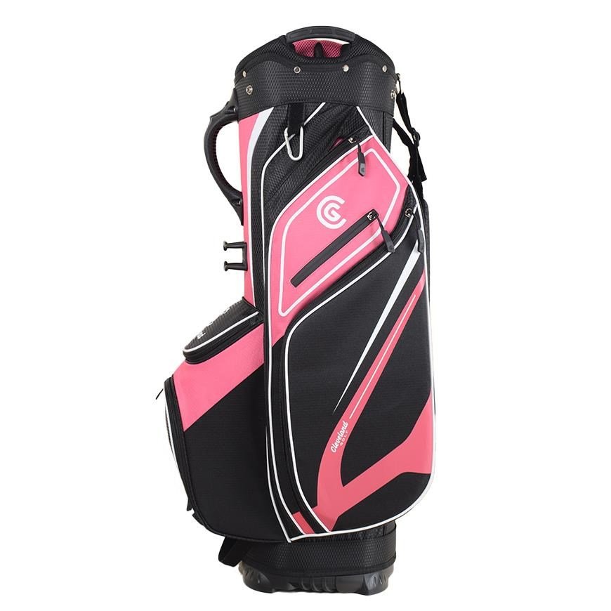 Cleveland Friday 3 cart bag, růžovo/černý
