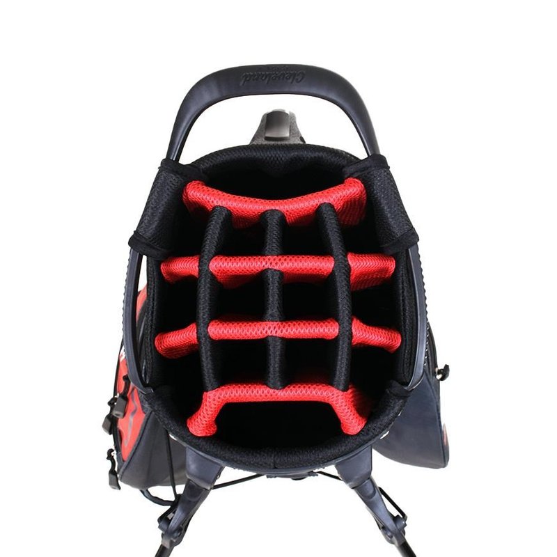 Cleveland Saturday 2 stand bag, červeno/šedý