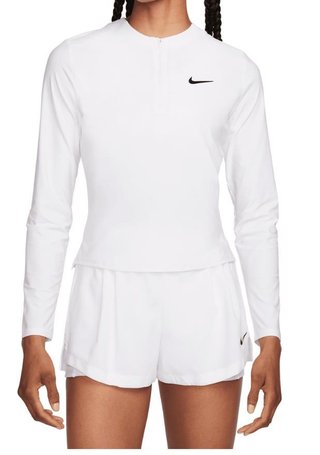 Nike Court Advantage dámská mikina, bílá