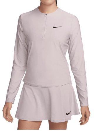 Nike Court Advantage dámská mikina, platinum violet