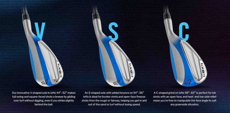 Cleveland CBX4 Zipcore pánská wedge, grafit