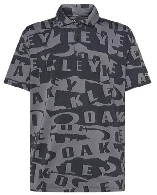 Oakley Ransom Jacquard pánské polo, černé