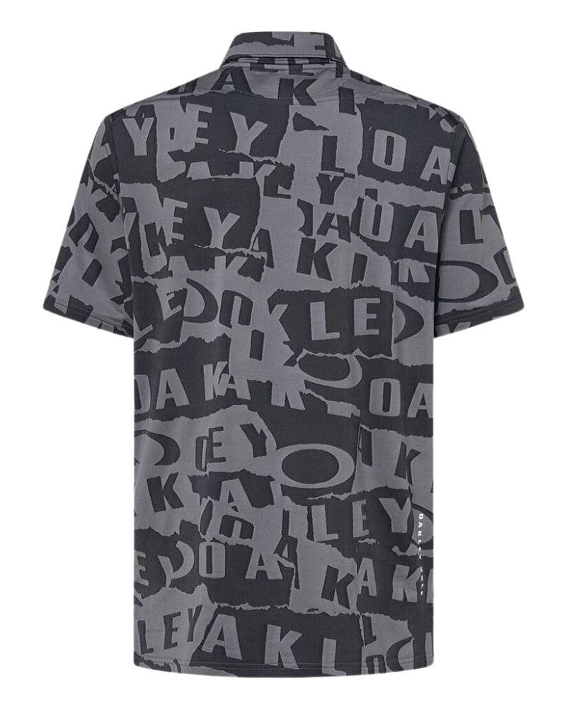 Oakley Ransom Jacquard pánské polo, černé