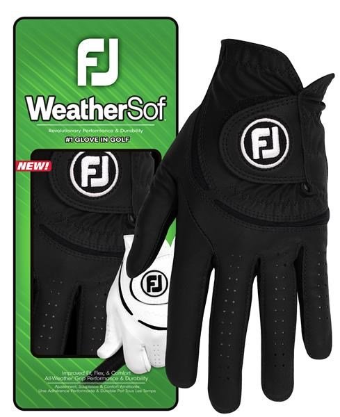 FootJoy WeatherSof dámská golfová rukavice, černá