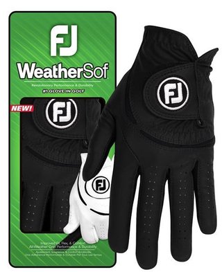 FootJoy WeatherSof dámská golfová rukavice, černá