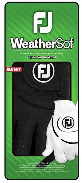 FootJoy WeatherSof dámská golfová rukavice, černá