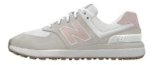 New Balance 574 Greens V2 dámské golfové boty, béžovo/růžové