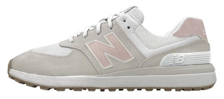 New Balance 574 Greens V2 dámské golfové boty, béžovo/růžové